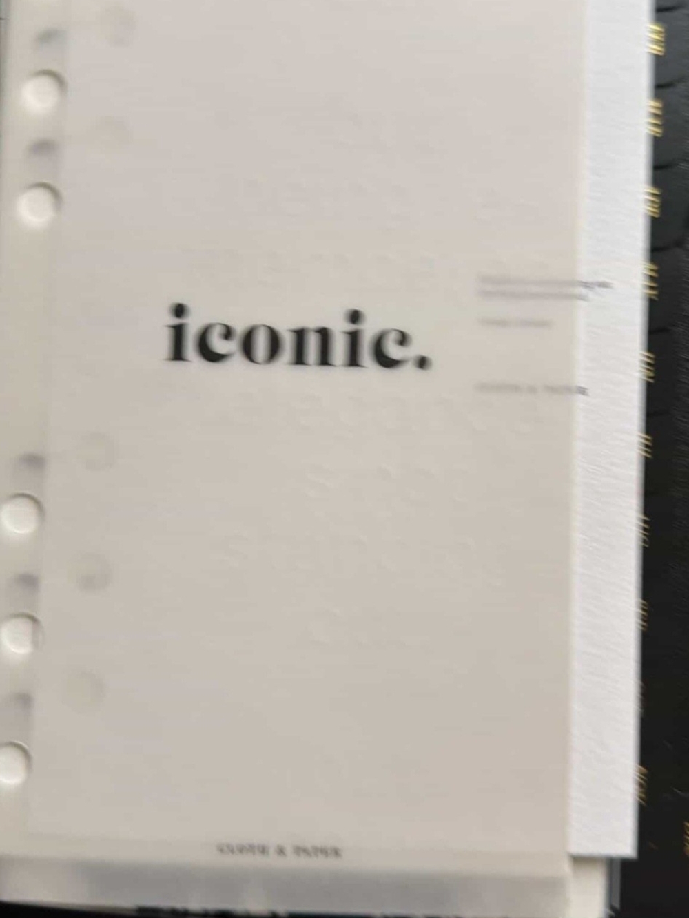 Iconic. A5 Vellum